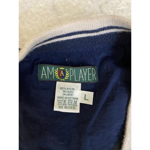 Vintage AM A Player Black Bear Golf Club Embroidered Blue Vest Men’s Size L - Picture 13 of 15